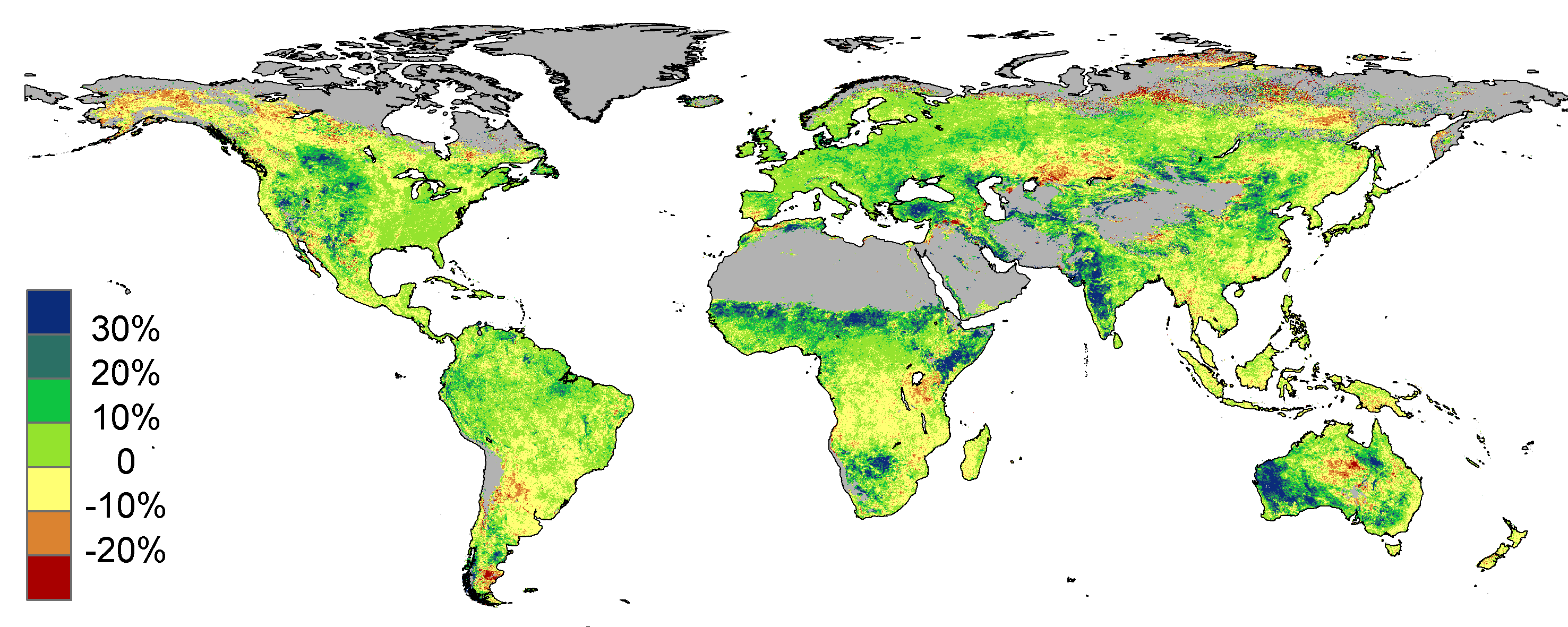 (CHARTICLES Carbon dioxide is turning the Earth a brighter green)*